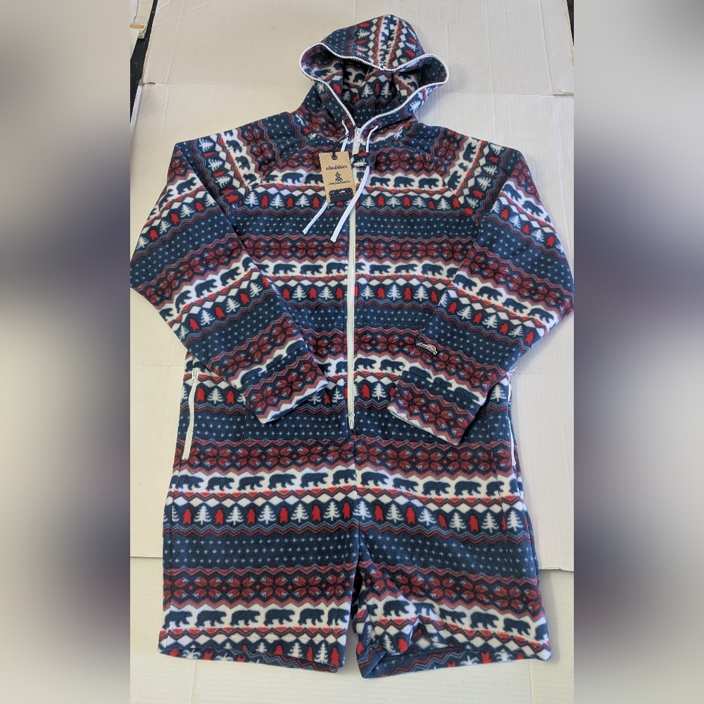 Chubbies The Woodland Chubbsie 2.0 Romper Hooded Men's L Multicolor Pajamas NWT